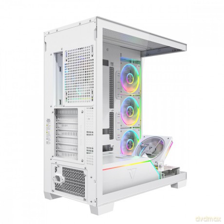 Obudowa PC VOLCANO STELLAR PLUS ARGB MIDI 5F Biała