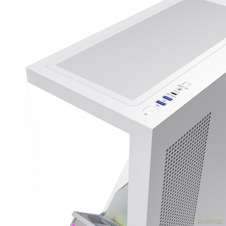 Obudowa PC VOLCANO STELLAR PLUS ARGB MIDI 5F Biała