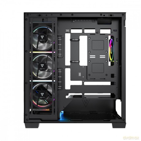 Obudowa PC VOLCANO STELLAR PLUS ARGB MIDI 5F Czarna