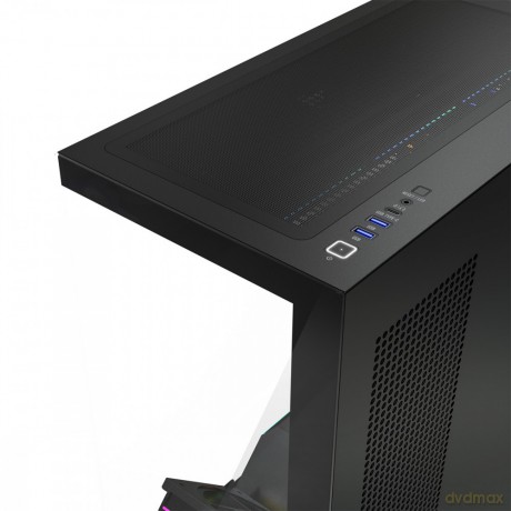 Obudowa PC VOLCANO STELLAR PLUS ARGB MIDI 8F Czarna