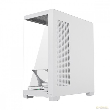 Obudowa PC VOLCANO STELLAR PLUS ARGB MIDI NF Biała