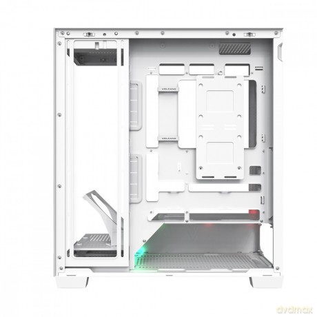 Obudowa PC VOLCANO STELLAR PLUS ARGB MIDI NF Biała