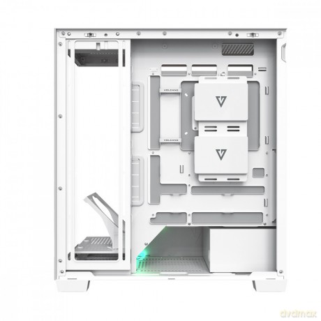Obudowa PC VOLCANO STELLAR PLUS ARGB MIDI NF Biała
