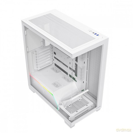 Obudowa PC VOLCANO STELLAR PLUS ARGB MIDI NF Biała