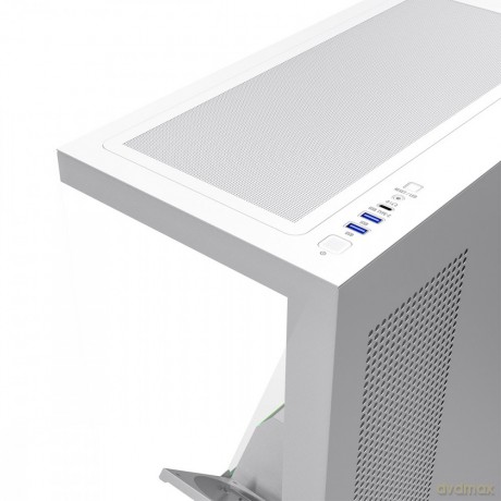Obudowa PC VOLCANO STELLAR PLUS ARGB MIDI NF Biała