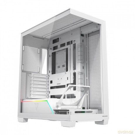 Obudowa PC VOLCANO STELLAR PLUS ARGB MIDI NF Biała