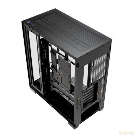 Obudowa PC VOLCANO STELLAR PLUS ARGB MIDI NF Czarna
