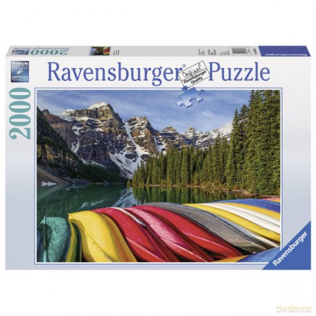 RAVENSBURGER 2000 el. Górskie Kajaki [PUZZLE]