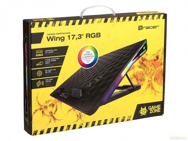 Podstawka chłodząca Gamezone Wing 17,3 cala RGB
