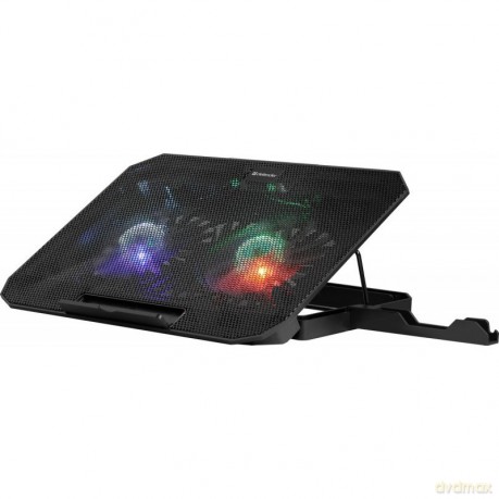 Podstawka chłodząca NS-510 2W 2XUSB RGB 15.6 cala