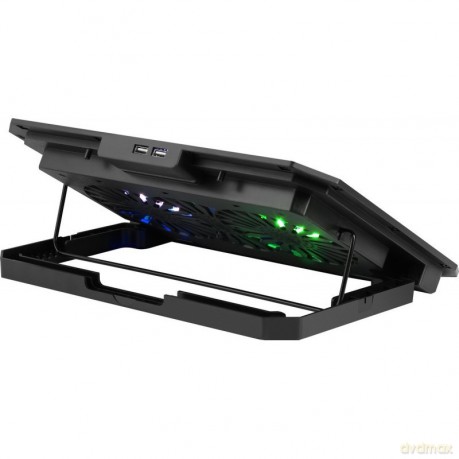 Podstawka chłodząca NS-510 2W 2XUSB RGB 15.6 cala