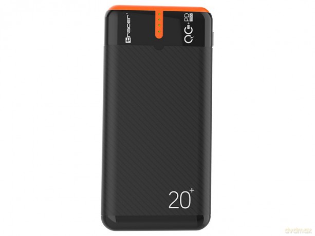 Power bank EnerGen 20000mAh PD+QC3.0 czarno-pomarańczowy