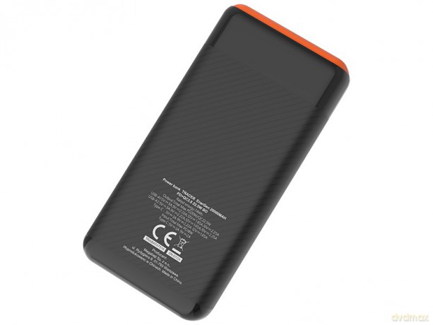 Power bank EnerGen 20000mAh PD+QC3.0 czarno-pomarańczowy