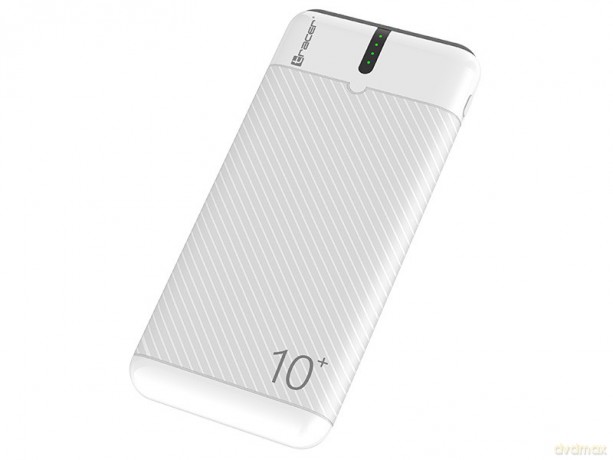 PowerBank EnerGo 10000mAh biało-czarny