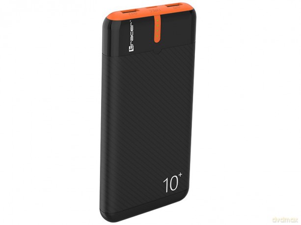 PowerBank EnerGo 10000mAh czarno-pomarańczowy