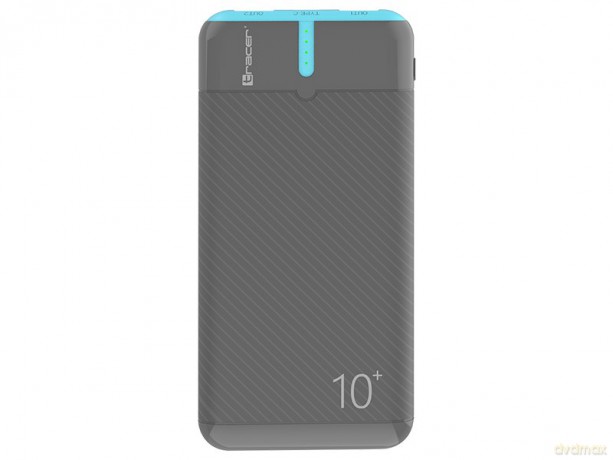 PowerBank EnerGo 10000mAh szaro-niebieski