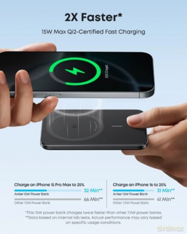 PowerBank Nano 5k mAh slim czarny
