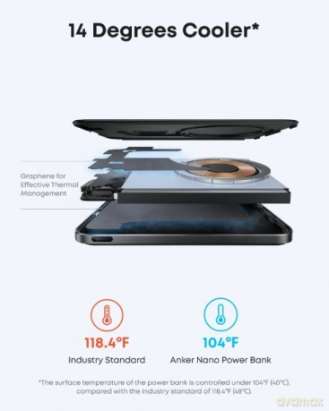PowerBank Nano 5k mAh slim czarny