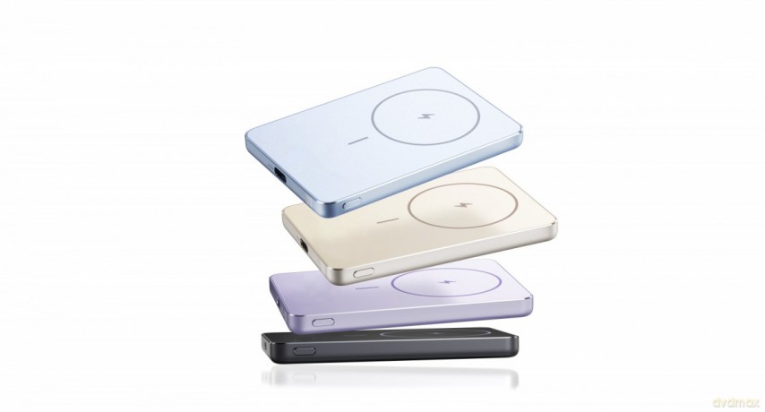 PowerBank Super Slim Magnetic 5000 czarny