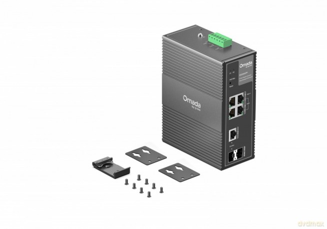Przełącznik IES206GPP Industrial Easy Managed Omada, 6 portów gigabitowych, w tym 3 portPoE+ i