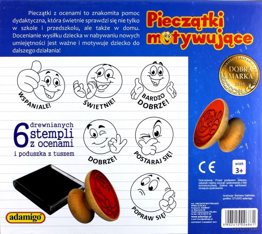 Adamigo Pieczątki Motywujące