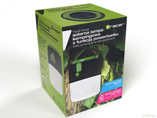 Solarna lampa kempingowa z funkcją powerbank Power