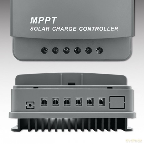 Solarny regulator ładowania MPPT z czujnikiem temperatury 40A | 12V/24V | LCD | 2xUSB | Bluetooth | APP | GEL | LiFePO4