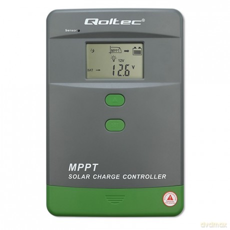 Solarny regulator ładowania MPPT z czujnikiem temperatury 60A | 12V/24V | LCD | Bluetooth | APP | GEL | LiFePO4