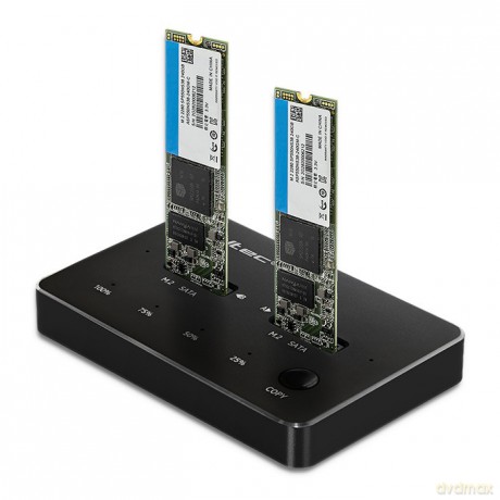 Stacja dokująca dysków 2x SSD M.2 SATA | NGFF | USB typ C
