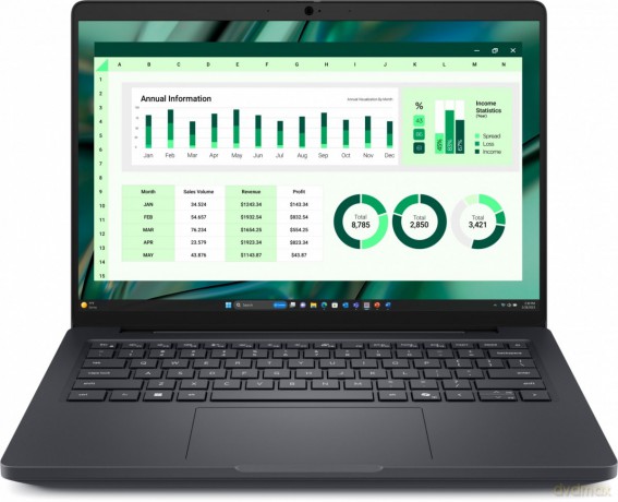 Stacja robocza Dell Pro Max 14 MC14250 Win 11 Pro U5 235H/16GB/512GB Gen4/14 FHD+/UMA GPU/FgrPr&SmtC /IR Cam/Mic/WLAN + BT/Backlit Kb/4 Cell/3PS