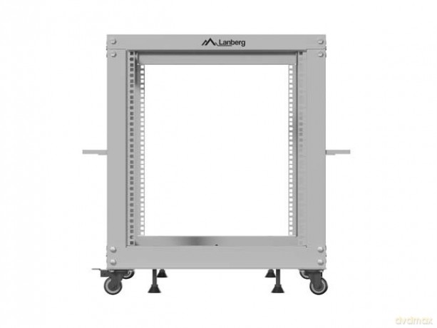 Stojak Open rack 19 cali 12U 600x600-1100 regulowany szary