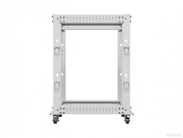 Stojak Open rack 19 cali 15U 600x600-1100 regulowany szary