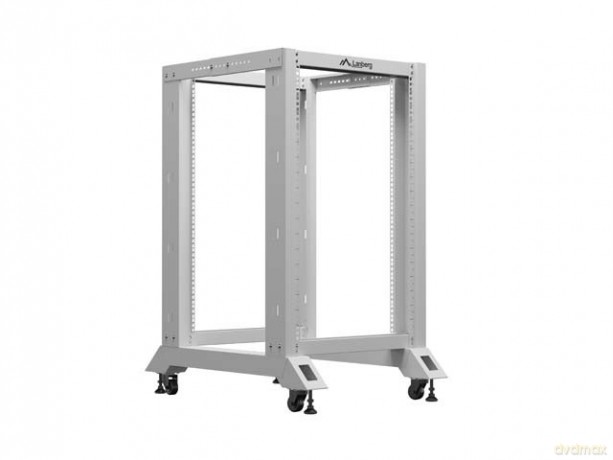 Stojak Open rack 19 cali 18U 600x800 szary