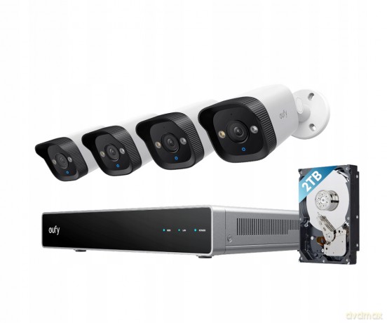 System do monitoringu NVR E40 4 kamery + nagrywarka