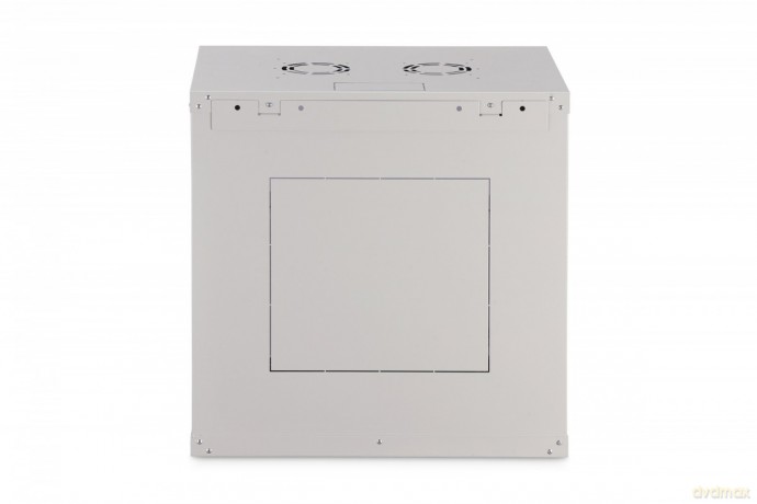 Szafa sieciowa wisząca Dynamic 19" 12U rack 607x600x450mm, drzwi szyba, szara, niezłożona, 60kg