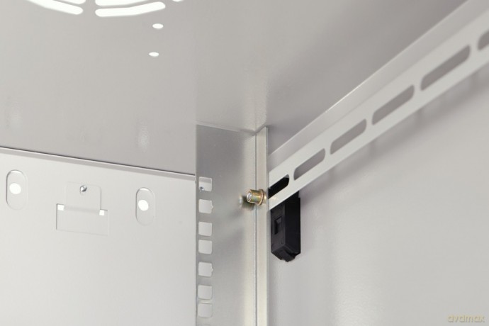 Szafa sieciowa wisząca Dynamic 19" 16U rack 785x600x600mm, drzwi szyba, szary, niezłożona, 60kg
