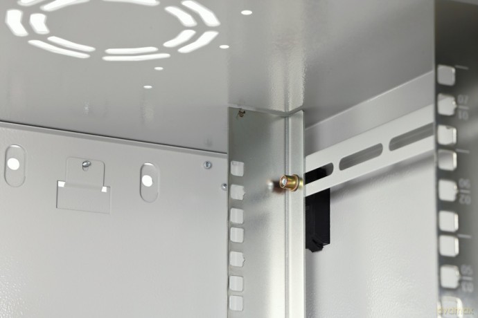 Szafa sieciowa wisząca Dynamic 19" 7U rack 385x600x450mm, drzwi szyba, szara, niezłożona, 60kg