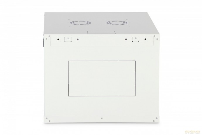 Szafa sieciowa wisząca Dynamic 19" 9U rack 474x600x600mm, drzwi szyba, szara, niezłożona, 60kg