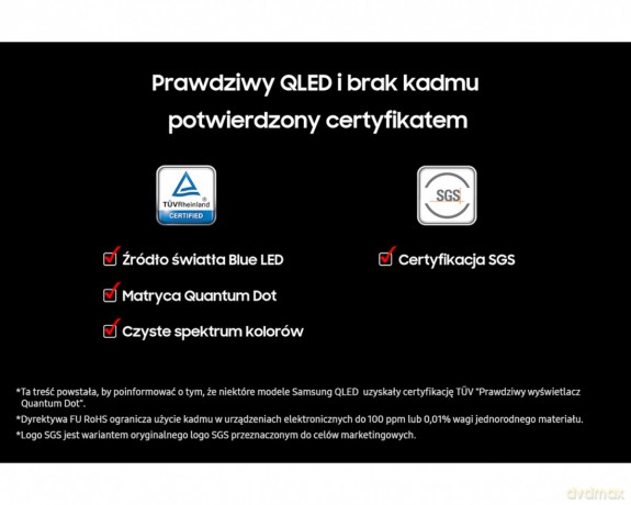 Telewizor QLED 4K 50 cali QE50Q8FAAUXXH