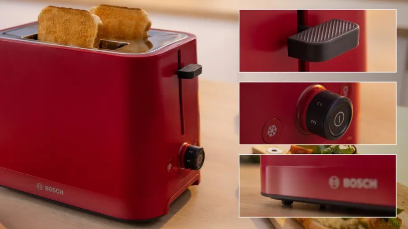 Toster MyMoment TAT3M124 czerwony