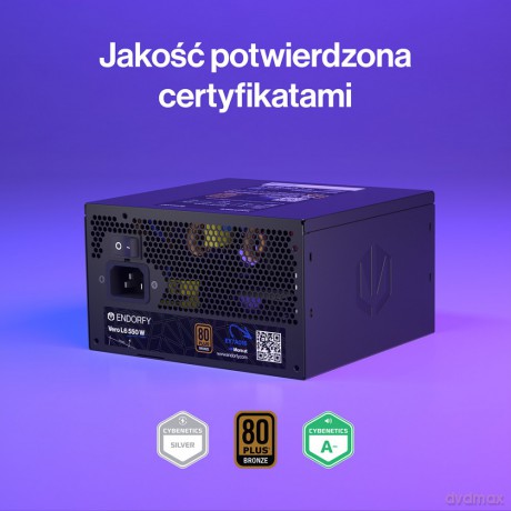 Zasilacz Vero L6 550W 80 Plus Bronze