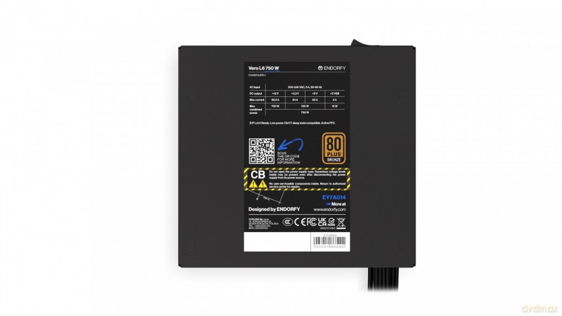 Zasilacz Vero L6 750W 80 Plus Bronze