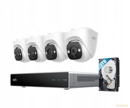 Zestaw do monitoringu eufy NVR E41 4 kamery + nagrywarka