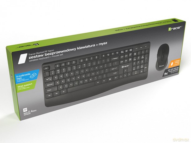 Zestaw klawiatura i mysz Bartix II RF Nano
