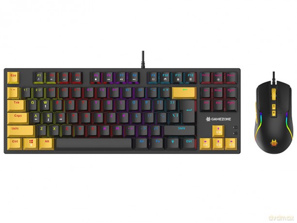 Zestaw mysz i klawiatura mechaniczna Gamezone Hornet87 USB