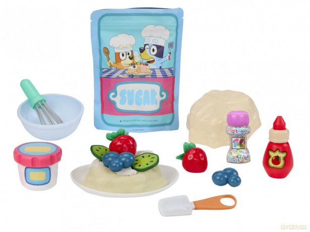 Zestaw z masą plastyczną Creative Chefs Bluey Beza Pavlova