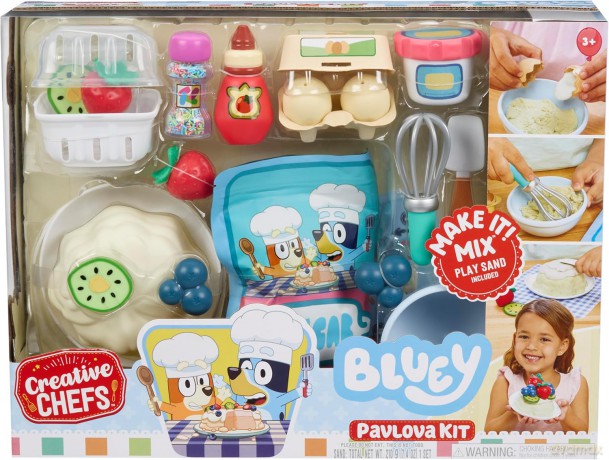 Zestaw z masą plastyczną Creative Chefs Bluey Beza Pavlova