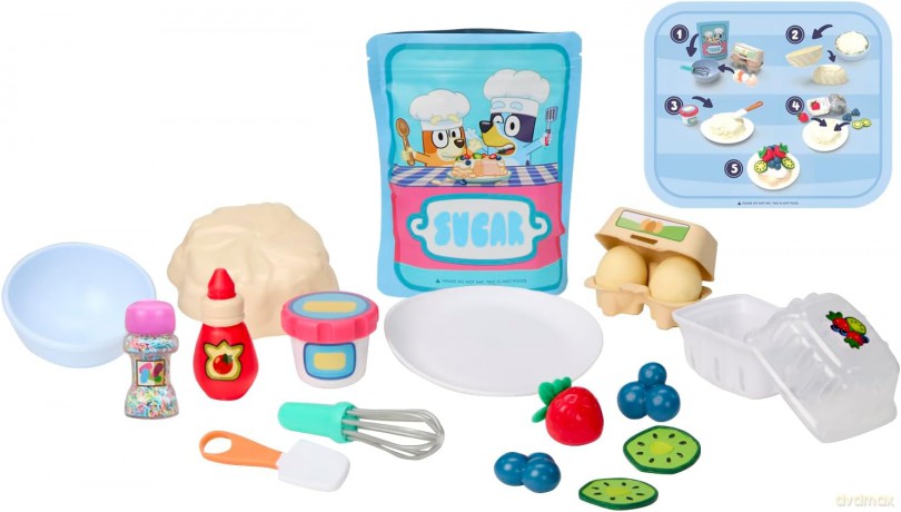 Zestaw z masą plastyczną Creative Chefs Bluey Beza Pavlova