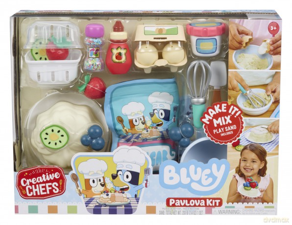 Zestaw z masą plastyczną Creative Chefs Bluey Beza Pavlova