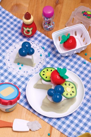 Zestaw z masą plastyczną Creative Chefs Bluey Beza Pavlova